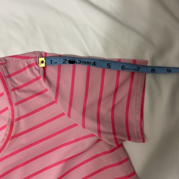 Nike,Dri-fit Pink Stripped BARBIECORE Short Sleeve T- Shirt Tee.Size-Large. - Picture 8 of 11